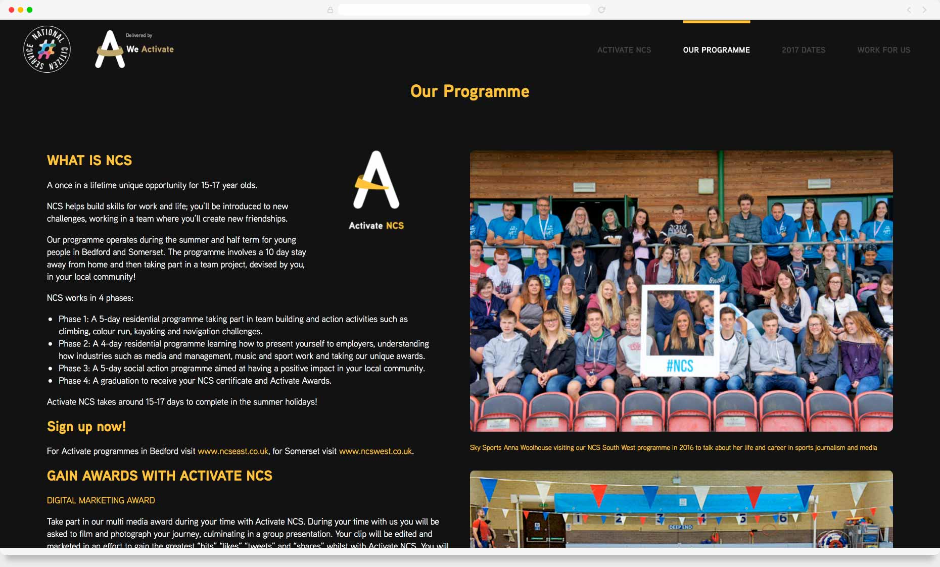 Website Design & Development - Activate Group, Staffordshire