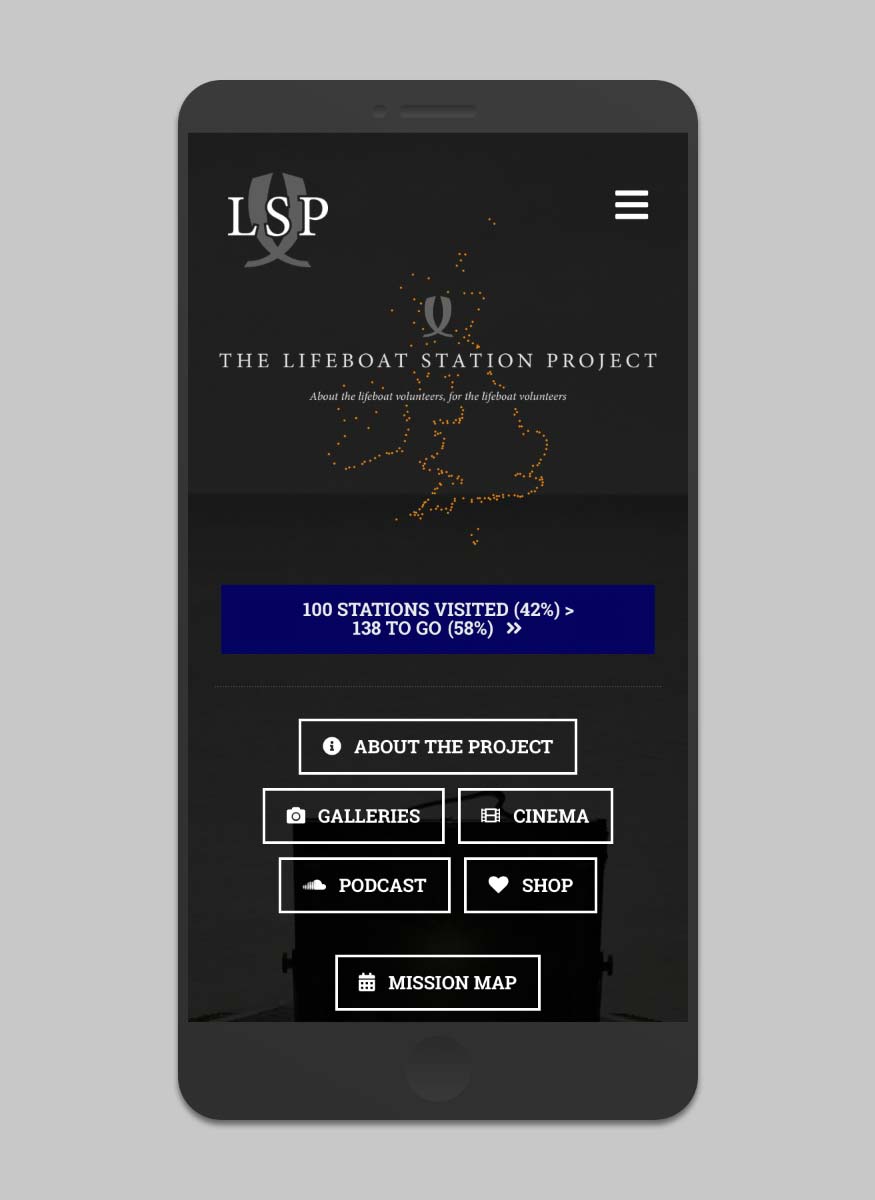 Website Design Newcastle - Lifeboat Station Project